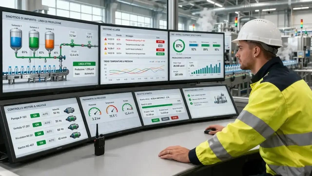 Supervision industrielle multi-écrans