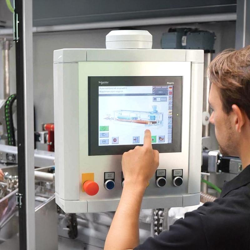 Opérateur sur écran tactile HMI